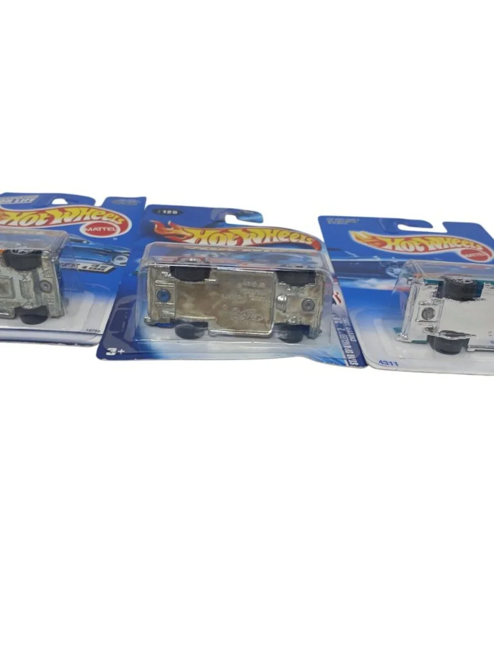 3 Hot Wheels 57 Chevy Die-Cast Cars Artistic License Star Spangled Blue New #D-3